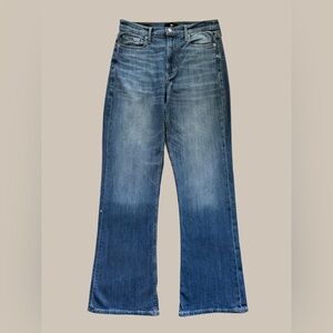 Banana Republic Relaxed Flare Jeans 29L Medium Wash High Rise 35” Inseam